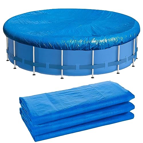 Poolabdeckung Rund,Round Pool Cover Ø 183 cm,Schwimmbad Solarplane,Abdeckung für...