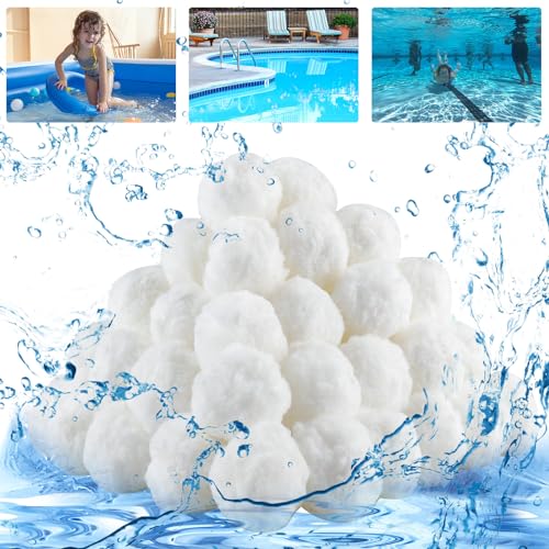 Beihre Filterbälle Pool, 1300g Filterballs für Sandfilteranlagen Ersetzen 46kg...