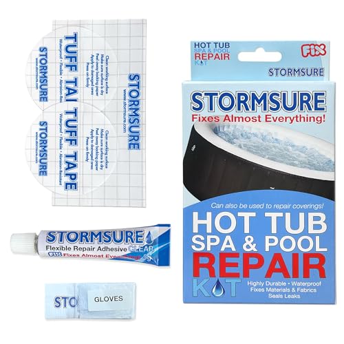 Stormsure Reparaturset für Whirlpools, Spas und Pools – Ideal für aufblasbare...