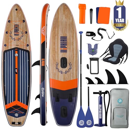 Niphean Stand up Paddle Board mit Ausgewogenem Flügeldesign und robustem SUP Zubehör,...