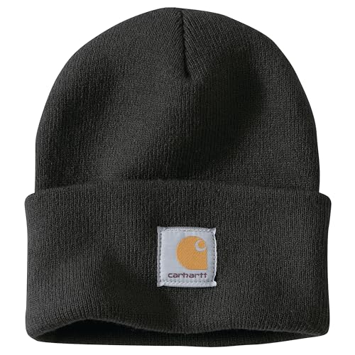 Carhartt, Herren, Strickmütze mit Umschlag, Schwarz, OS