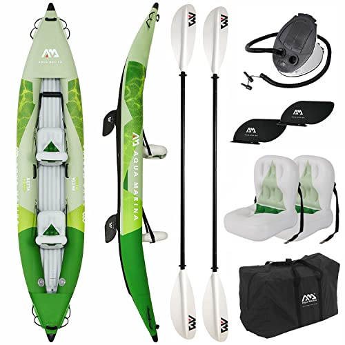 Aqua Marina BETTA 412cm Kayak Set 2 Personen aufblasbar Kanu Tourenkajak