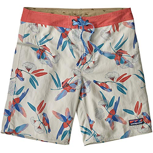 Patagonia M's Wavefarer Boardshorts-19 Zoll Parrots: Dyno White, 32