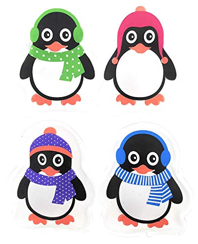 4er Set Taschenwärmer Pinguin (tolles Wichtelgeschenk) Handwärmer, Taschenheizkissen