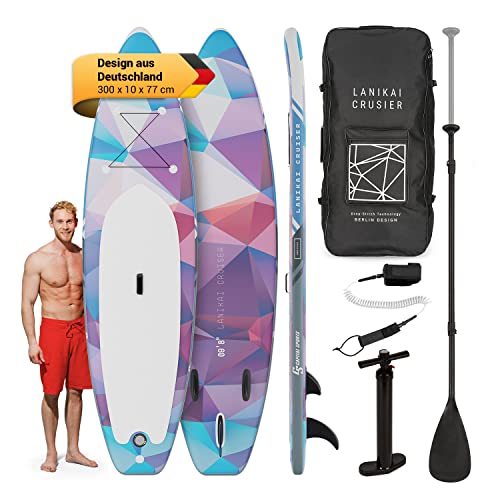 Capital Sports Aufblasbares SUP Board Set, All-Rounder SUP Board mit Aluminium Paddel,...