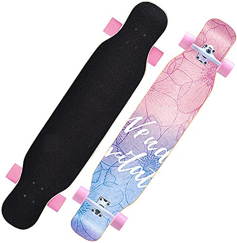 MQLOON Longboard 106CM Skateboards Dance Komplett Cruiser Tanzen Longboard Ahornholz...