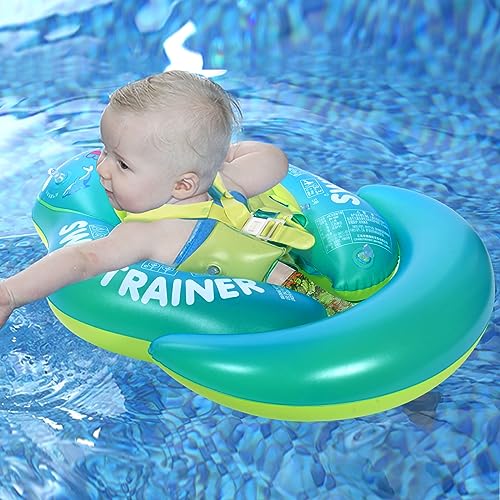 Vicloon Baby Schwimmring, Baby Schwimmen Ring mit Rückenschutz,Verstellbare Aufblasbare...