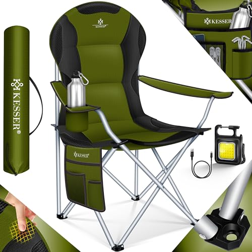 KESSER® camping chair foldable up to 150 kg