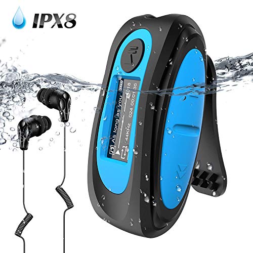 AGPTEK IPX8 Wasserdichter MP3-Player