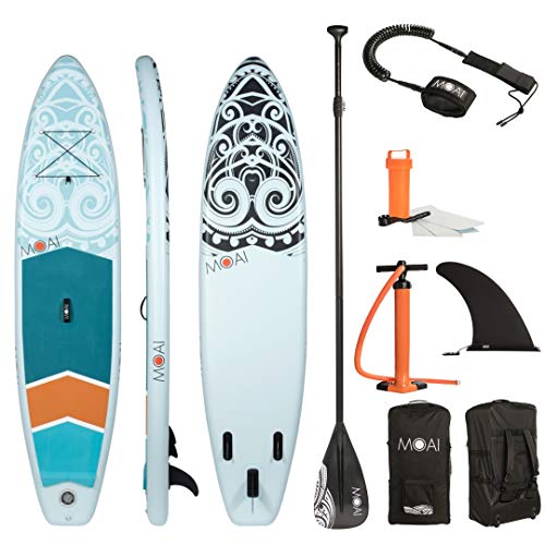 MOAI aufblasbares SUP: Stand Up Paddle Board 11' (335 x 75 x 15cm) - Fusionstechnologie