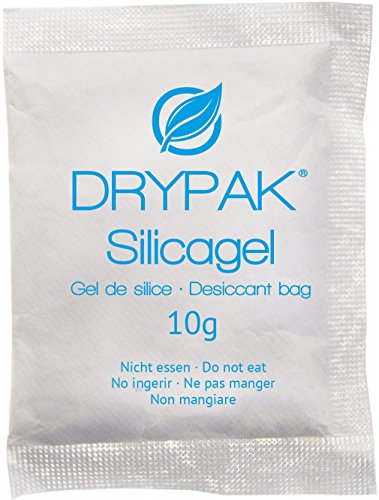 DRYPAK | 20 Stück Silicagel/Silicabeutel, zu je 10 Gramm (regenerierbar)