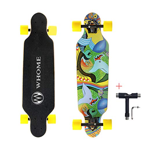 WHOME Longboards – 31 Zoll Kleines Longboard Cruising Skateboard – für...