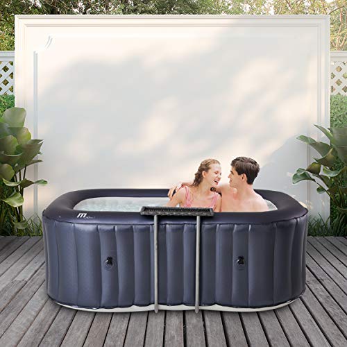 Miweba MSpa aufblasbarer Whirlpool Outdoor Nest U-NE021 | Eckig 186.0 cm x 125.0 cm - 2...