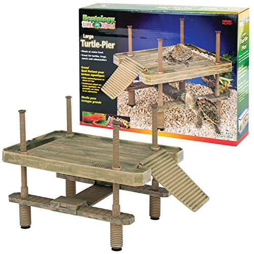 Penn-Plax Reptology Floating Turtle Pier und Basking Platform - dekorativ, funktional und...