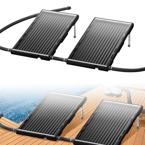 XINZI Pack of 2 Sonnenkollektor Pool Solarkollektor Poolheizung Solar 111,5 x 66 x 35 cm...