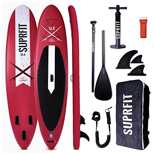 SUPRFIT Stand Up Paddling Board, SUP Board als aufblasbares Komplett-Set, Stand Up Paddle...