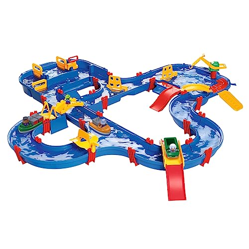 AquaPlay - AmphieWorld - 145x156 cm große Wasserbahn, inklusive 79 Teilen, Spieleset...