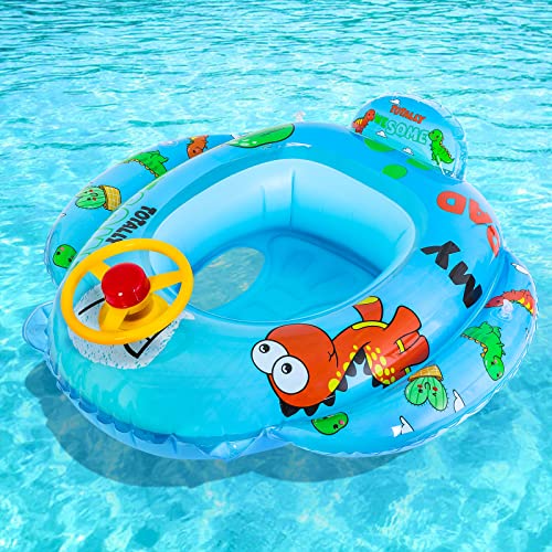 Ltteaoy Baby Schwimmring mit Lenkrad