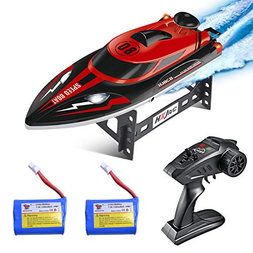 kuman Remote Control Boat, 25KM/H High Speed Waterproof Rc Racing Boat with 180º Flip...