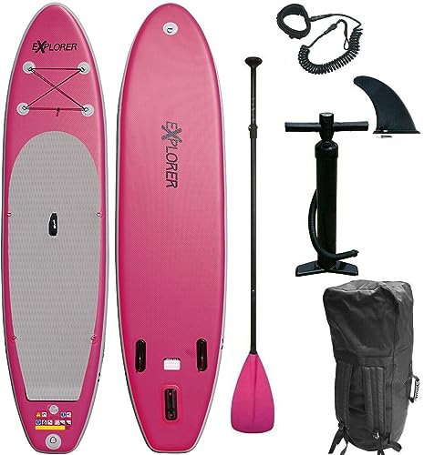 EXPLORER SUP Board Stand Up Paddle Surfboard aufblasbar Stand Up Paddling ISUP ALF2 320 cm