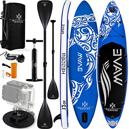 KESSER® Aufblasbares SUP Board Set Stand Up Paddle Board Premium Surfboard Wassersport |...