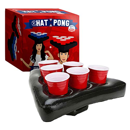 Original Hat Pong Officiel | Originelles Beer Pong Spiel | Premium Qualität | 2...