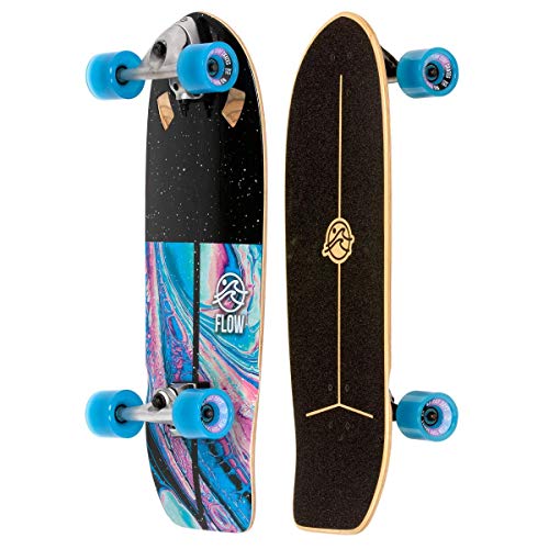 FLOW Surf Skates Surf Skateboard mit Tranchierwagen