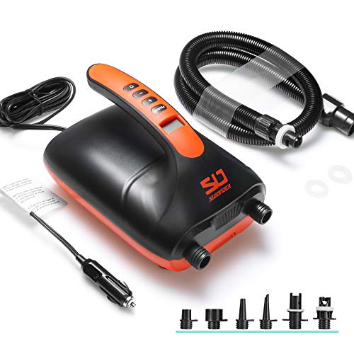 Swonder SUP Pumpe Elektrisch, 20PSI Hochdruck Elektrische Luftpumpe mit Intelligenter...