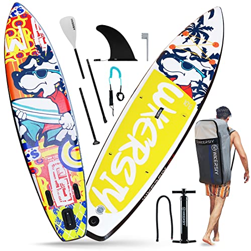 Lixada Aufblasbares Stand Up Paddleboard SUP Board 6 Zoll dickes,320*79 *15cm für alle...