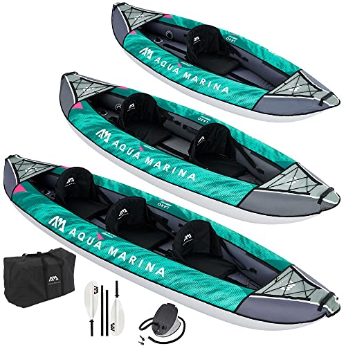 Aqua Marina , Kajak aufblasbar im Set für 2 – 3 Personen Laxo-380 2022 12‘6“...