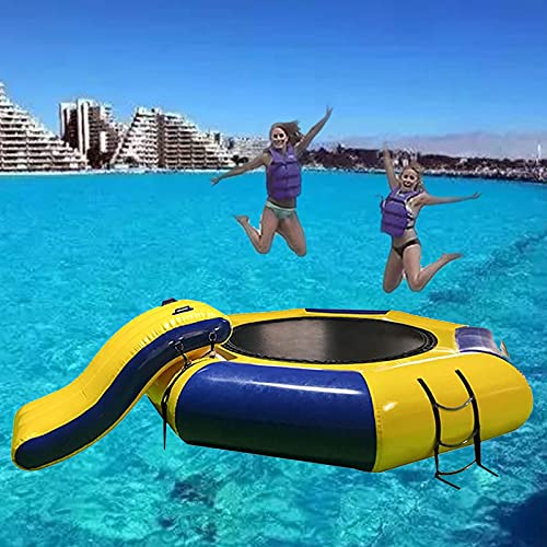 KHXJYC Wassertrampolin, 10 Fuß Aufblasbares Trampolin