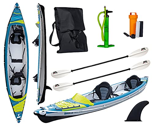 TAHE 21 KAYAK AIR Breeze FULL HP2 inflatable Kanau Tourenkajak 2 Personen mit 2X Paddel...