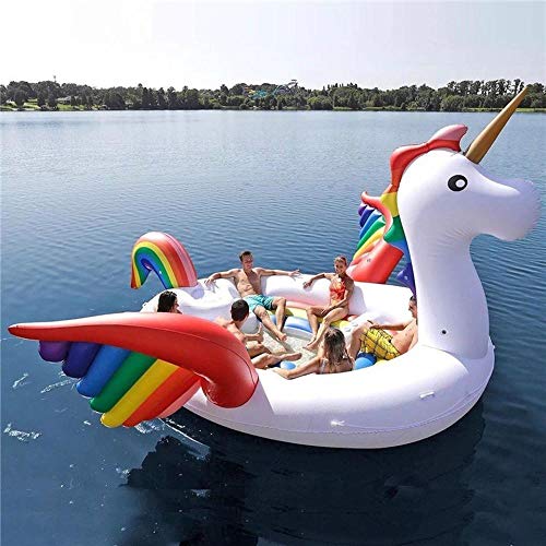 inflatable toys Einhorn riesigen Flamingo schlauchboot geeignet für 6 Personen Pool Party...