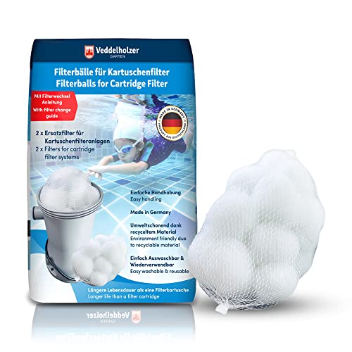 Veddelholzer 2 x replacement filters for cartridge filter systems