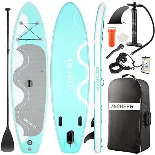 ANCHEER Aufblasbares 320 cm lang Stand Up Paddle Board mit strapazierfähigem...