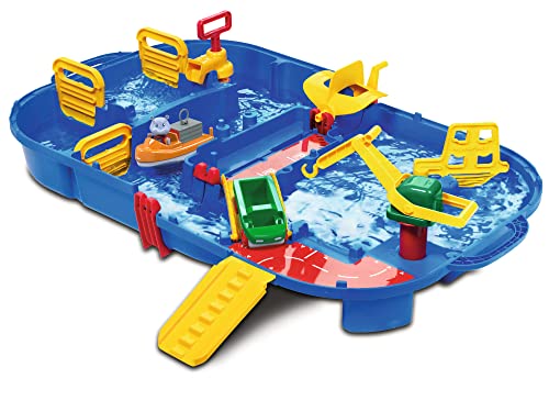 AquaPlay - LockBox - Wasserbahn als Transportkoffer mit 27 Teilen, Spieleset inklusive 1...