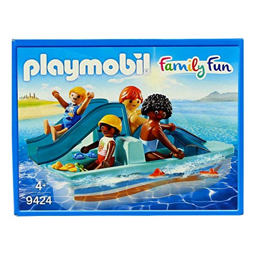 PLAYMOBIL Family Fun 9424 Tretboot, Ab 4 Jahren