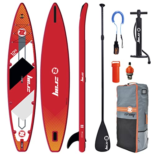 Zray Sup Stand Up Paddle Aufblasbares Rapid 12'6 - PB-ZR1B - Fusion aus doppelschichtigem...