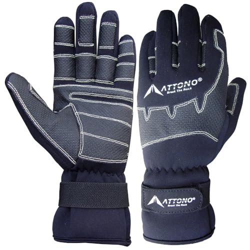 ATTONO Segelhandschuhe Winter Segeln Regatta Wassersport Handschuhe - 9