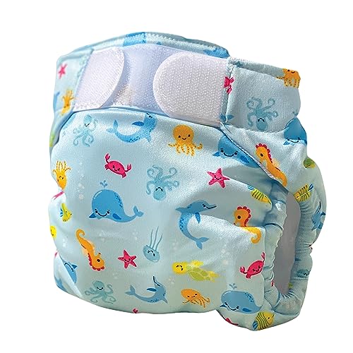 FREDS SWIM ACADEMY Wiederverwendbare Schwimmwindel - Swim Nappy mit Klettverschluss,...