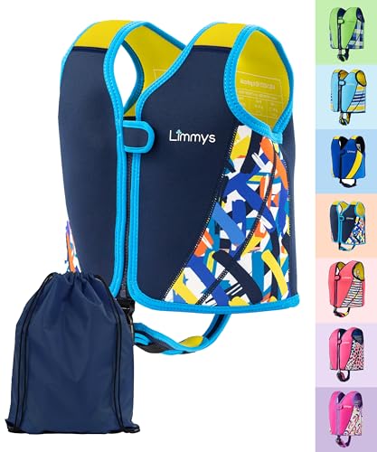 Limmys Premium Schwimmweste Kinder - Schwimmhilfe für Kinder und Kleinkinder – Moderne...