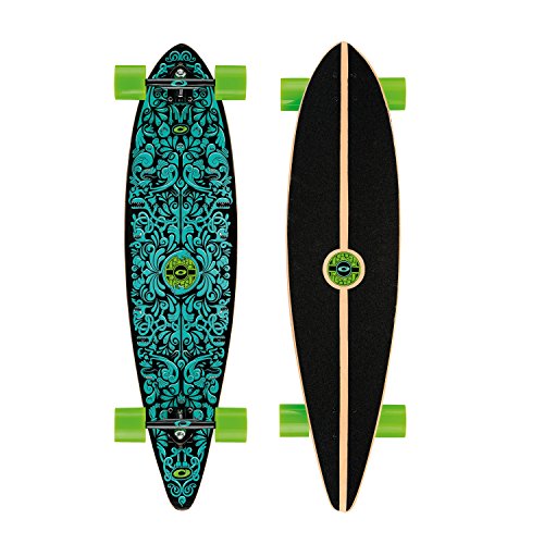 Osprey Erwachsene Spectrum 40' Longboard, Turquoise/Black, 102 x 24.5 cm