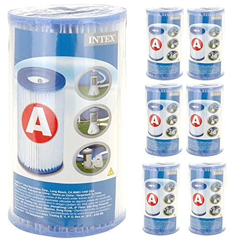Intex – 6 Wasserfilter Kartuschen 'A'