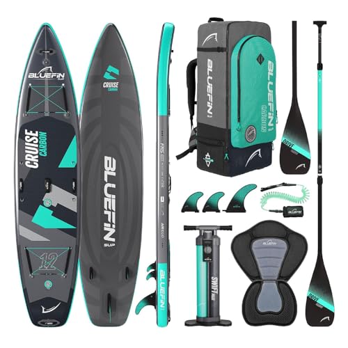 Bluefin Cruise Carbon 10'8 Aufblasbares Stand-Up-Paddle-Board | SUP-Board-Paket mit...