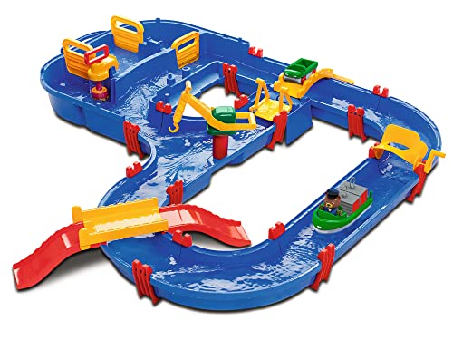 AquaPlay - MegaBridge - Wasserbahnset mit 3 Spielstationen und 49 Teilen, inklusive BO der...