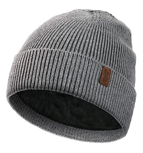 Wmcaps Beanie Mütze, Herren Winter Warme Unisex Wintermütze Strickmütze Dehnbare Weiche...