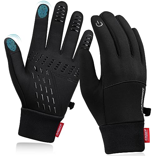 anqier Fahrrad Handschuh Herren Winterhandschuhe Wärme Radsport Handschuhe Winddichte...