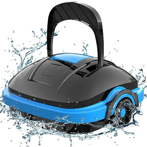 WYBOT Poolroboter Akku, Poolsauger Roboter mit Dual-Antriebsmotoren, Selbstparken,...