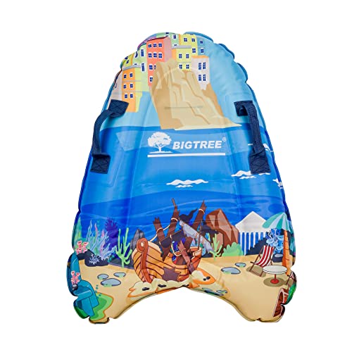 BIGTREE Bodyboard Aufblasbar Aufblasbares Surfbrett, leichtes tragbares Schwimmenbrett mit...