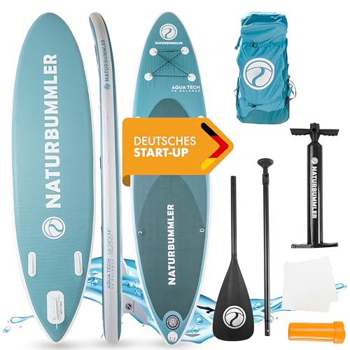 Naturbummler ® SUP Stand Up Paddling Board CO2 Neutral 330 x 81 x 15 cm [Perfekte...